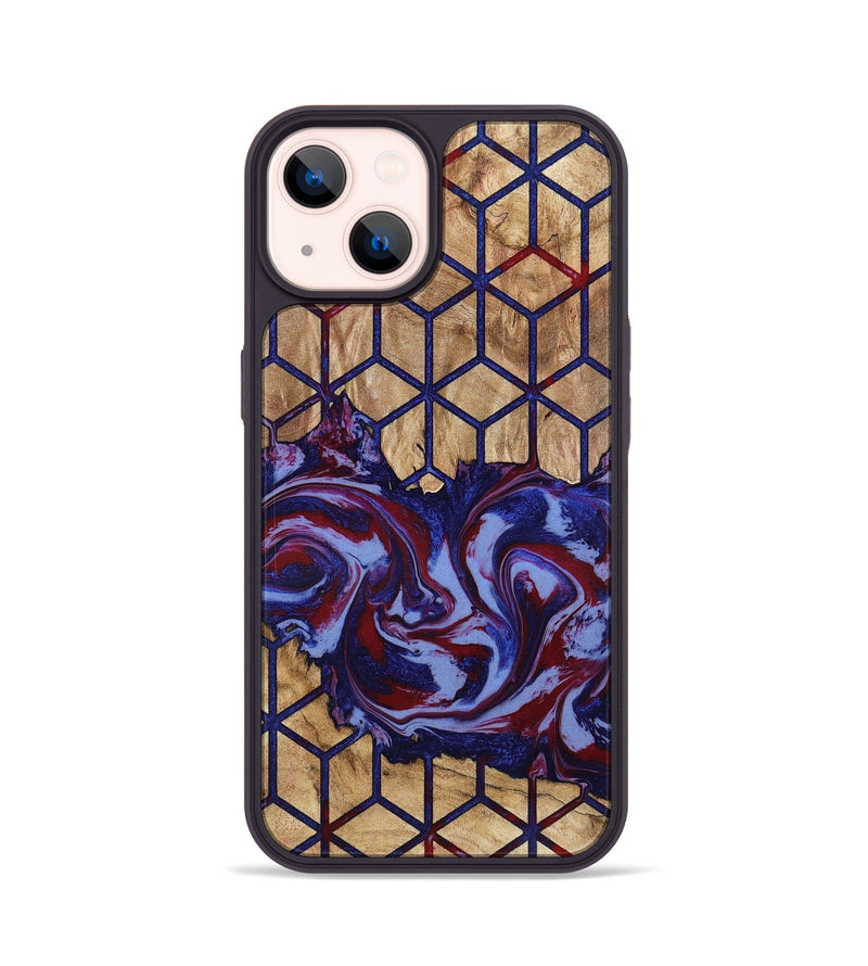 iPhone 14 Wood Phone Case - Robbin (Pattern, 785259)