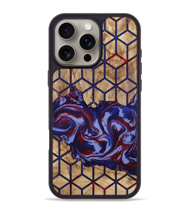 iPhone 16 Pro Max Wood Phone Case - Robbin (Pattern, 785259)