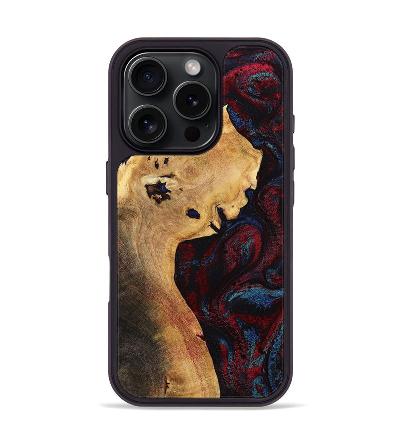 iPhone 16 Pro Wood Phone Case - Deanne (Red, 785275)