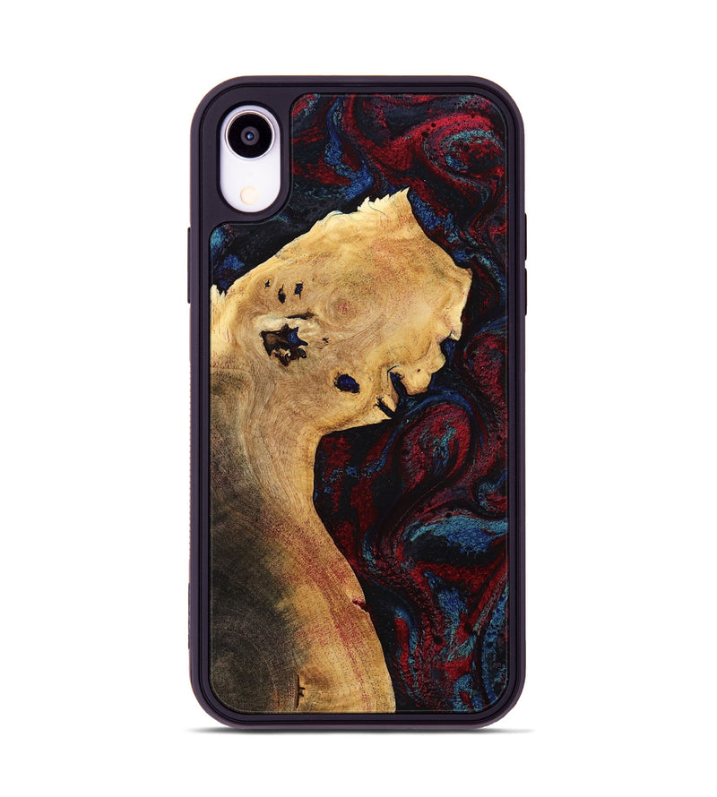 iPhone Xr Wood Phone Case - Deanne (Red, 785275)