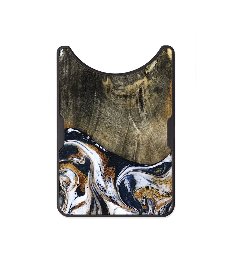 Alloy Wood Wallet - Bryon (Black & White, 785307)