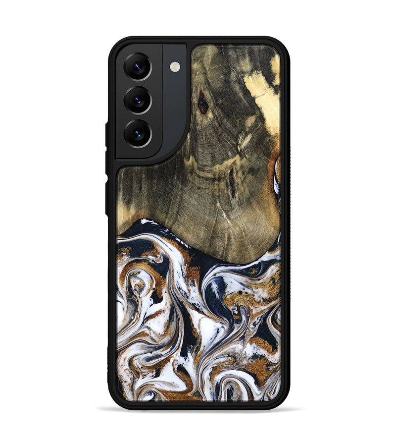 Galaxy S22 Plus Wood Phone Case - Bryon (Black & White, 785307)