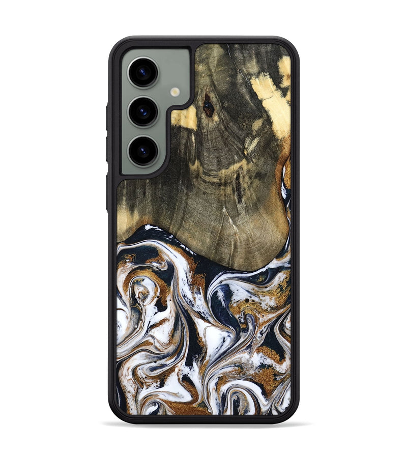 Galaxy S24 Plus Wood Phone Case - Bryon (Black & White, 785307)