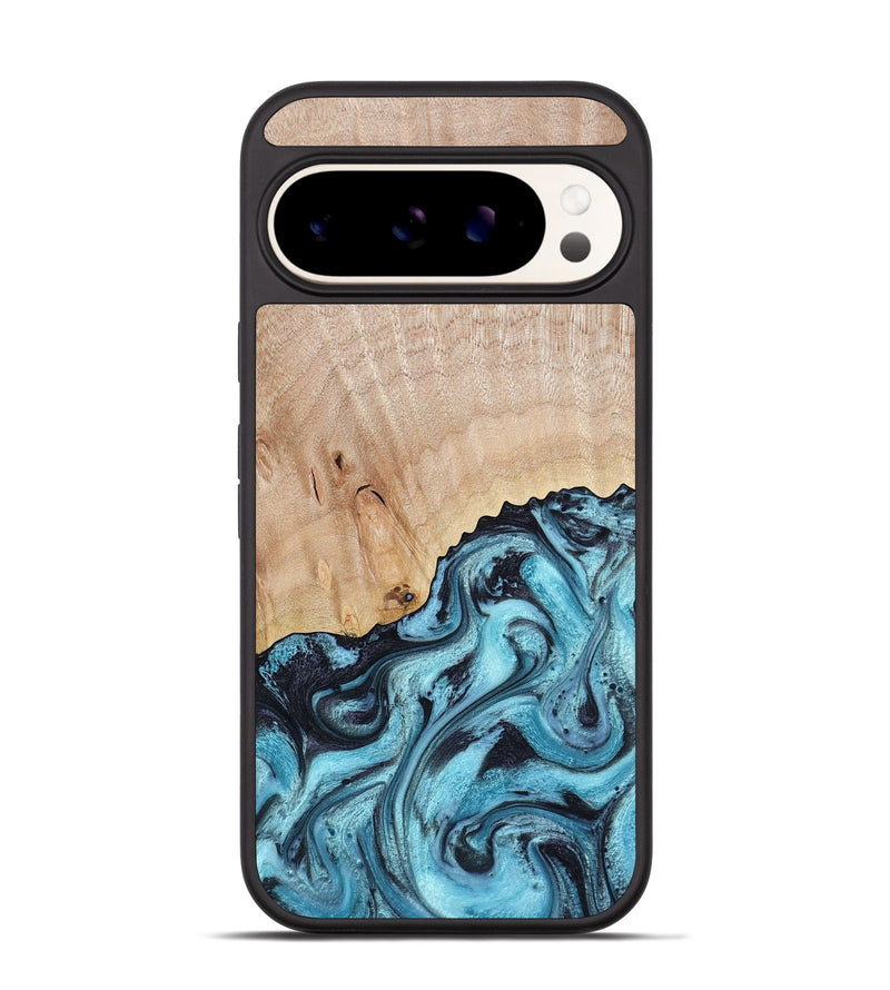 Pixel 9 Pro Wood Phone Case - Rudolph (Blue, 785588)