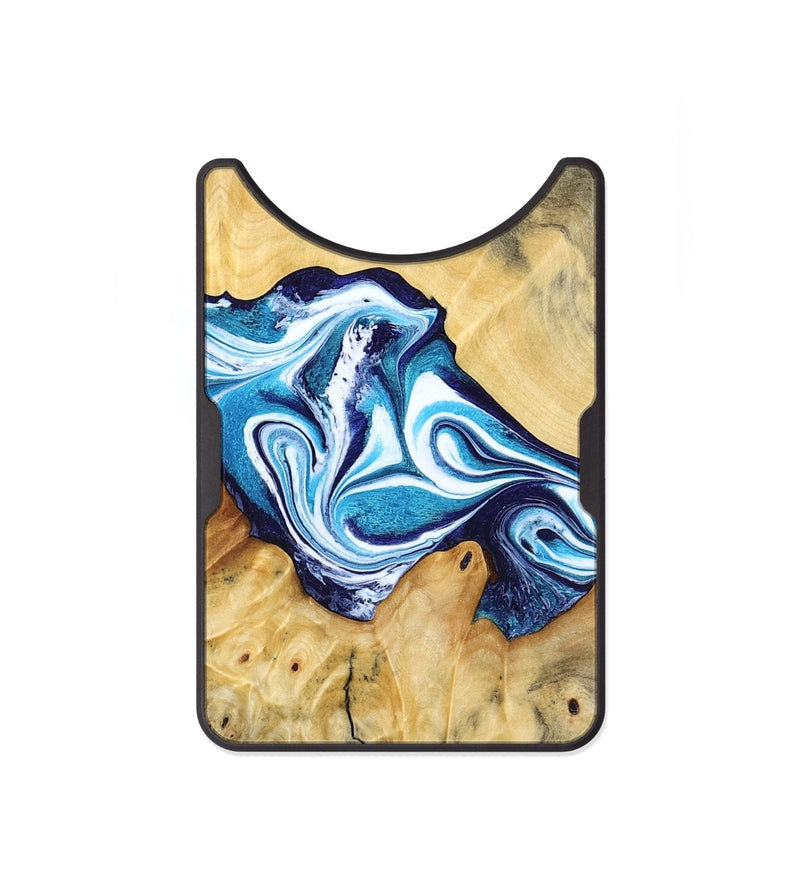 Alloy Wood Wallet - Zayne (Blue, 785590)