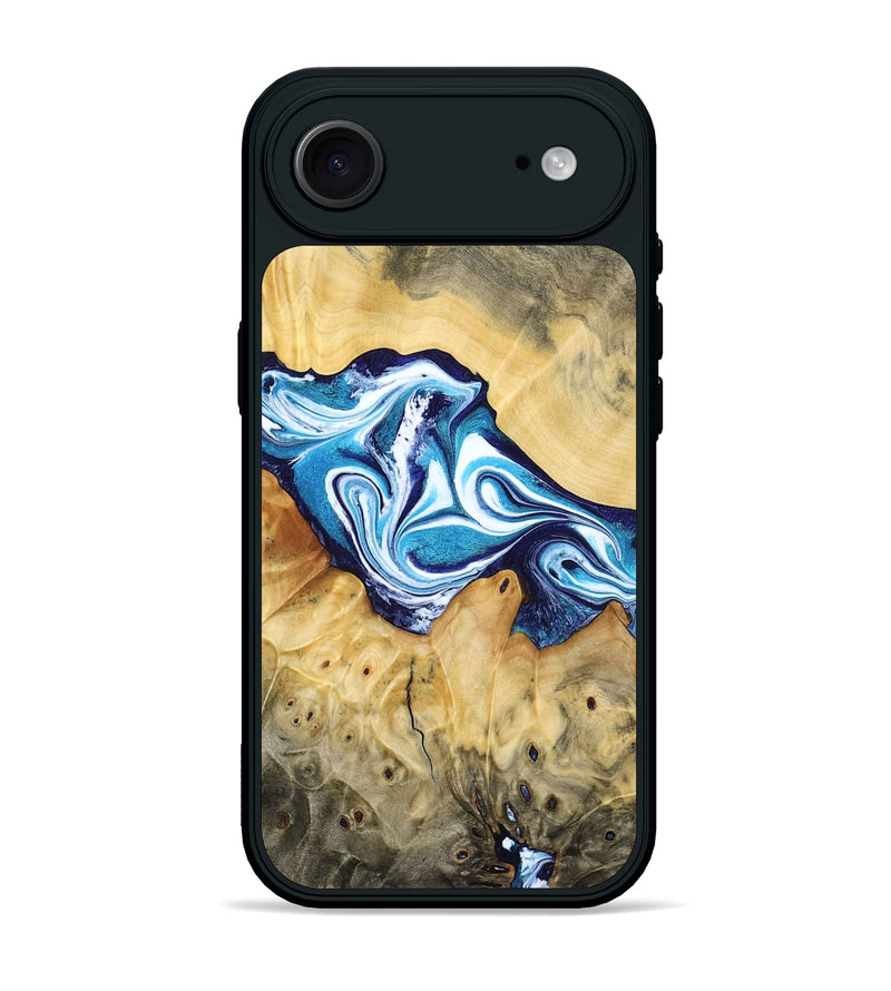 iPhone 17 Air Wood Phone Case - Zayne (Blue, 785590)