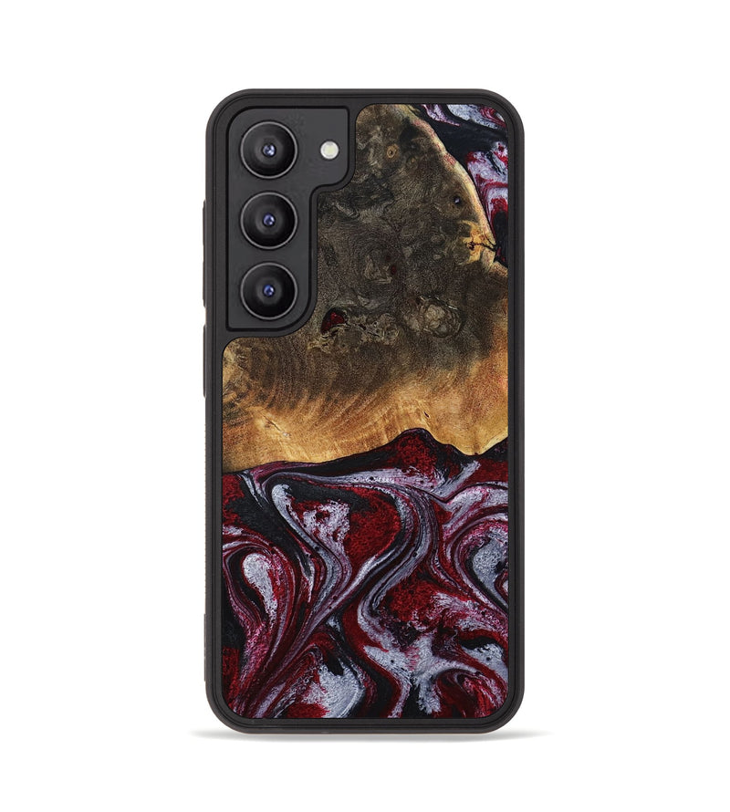 Galaxy S23 Wood Phone Case - Javion (Red, 785854)