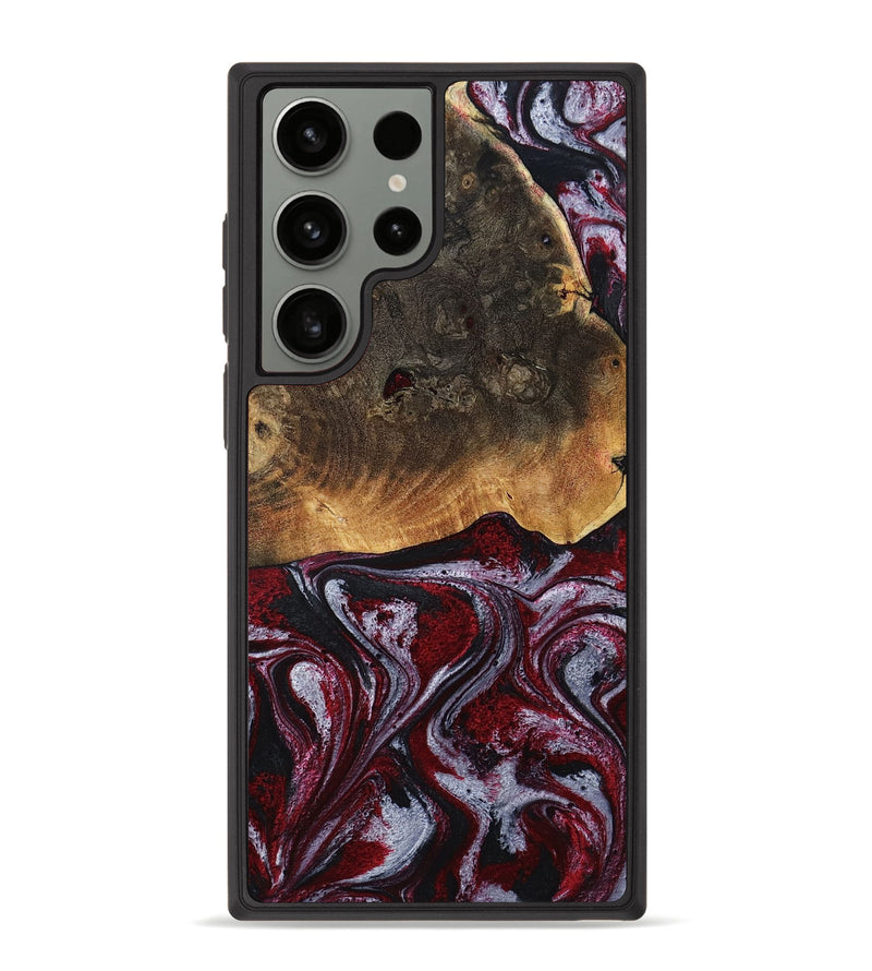 Galaxy S23 Ultra Wood Phone Case - Javion (Red, 785854)
