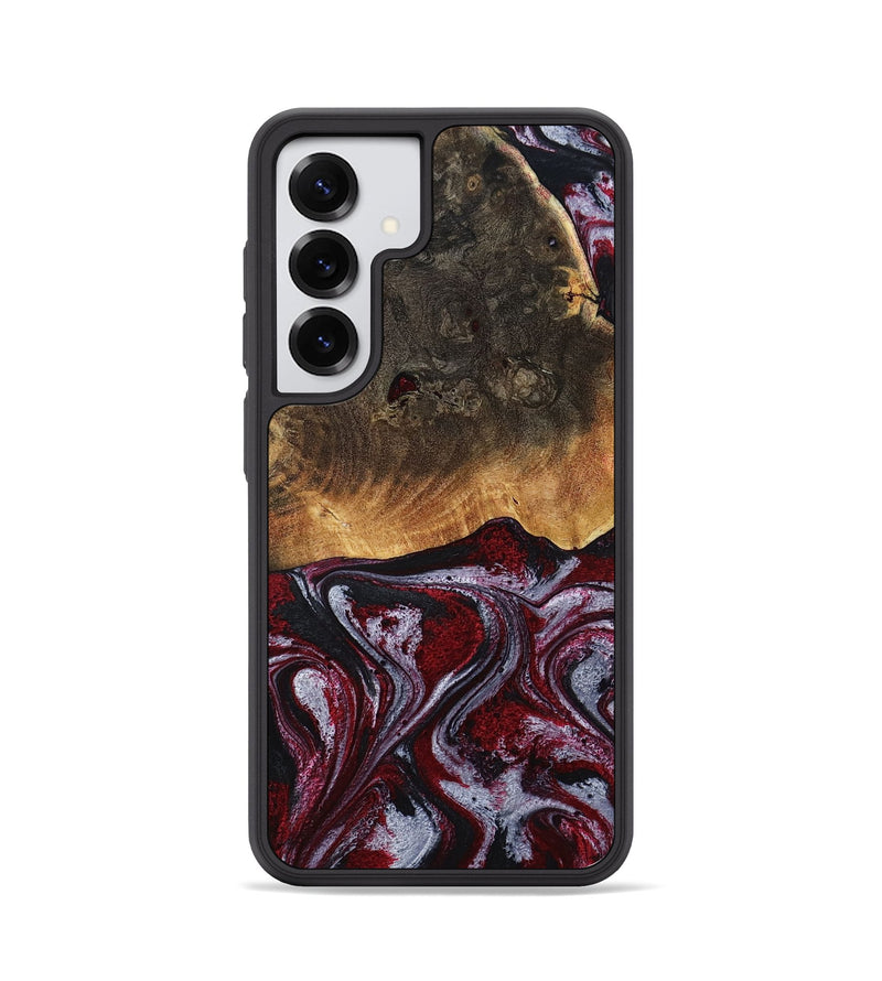 Galaxy S25 Wood Phone Case - Javion (Red, 785854)