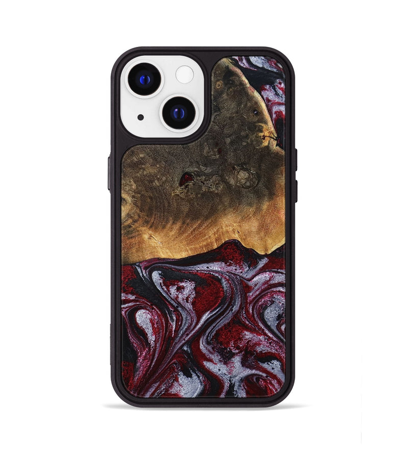 iPhone 13 Wood Phone Case - Javion (Red, 785854)