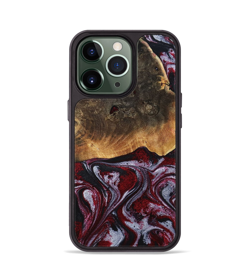 iPhone 13 Pro Wood Phone Case - Javion (Red, 785854)