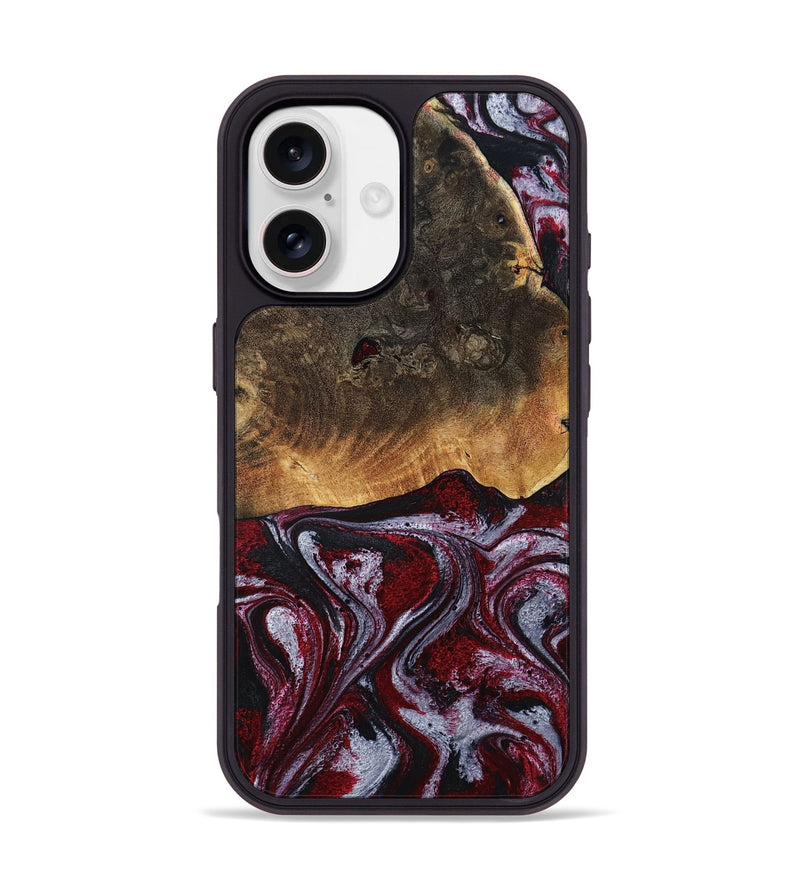 iPhone 17 Wood Phone Case - Javion (Red, 785854)