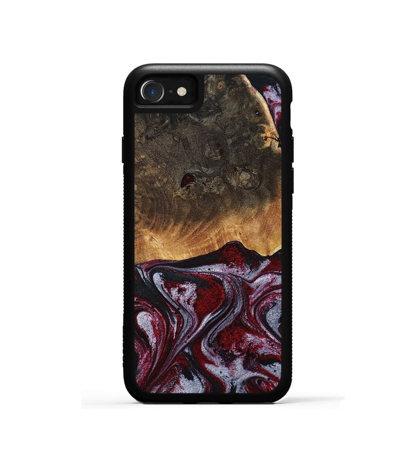 iPhone SE Wood Phone Case - Javion (Red, 785854)