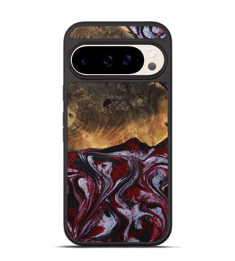 Pixel 10 Wood Phone Case - Javion (Red, 785854)