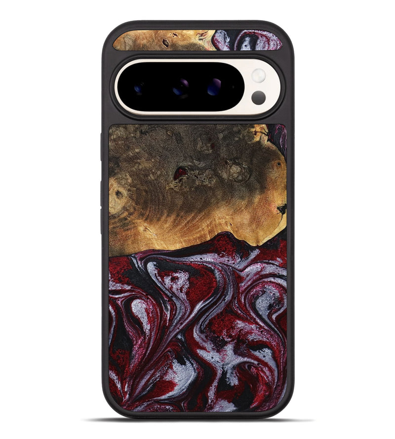 Pixel 10 Pro XL Wood Phone Case - Javion (Red, 785854)
