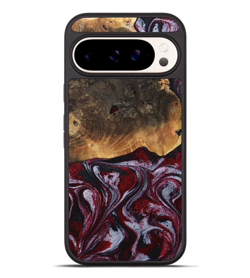 Pixel 9 Pro XL Wood Phone Case - Javion (Red, 785854)