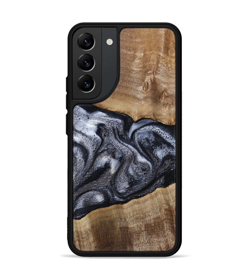Galaxy S22 Plus Wood Phone Case - Leland (Black & White, 785861)
