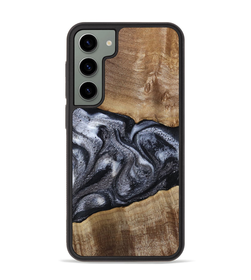 Galaxy S23 Plus Wood Phone Case - Leland (Black & White, 785861)