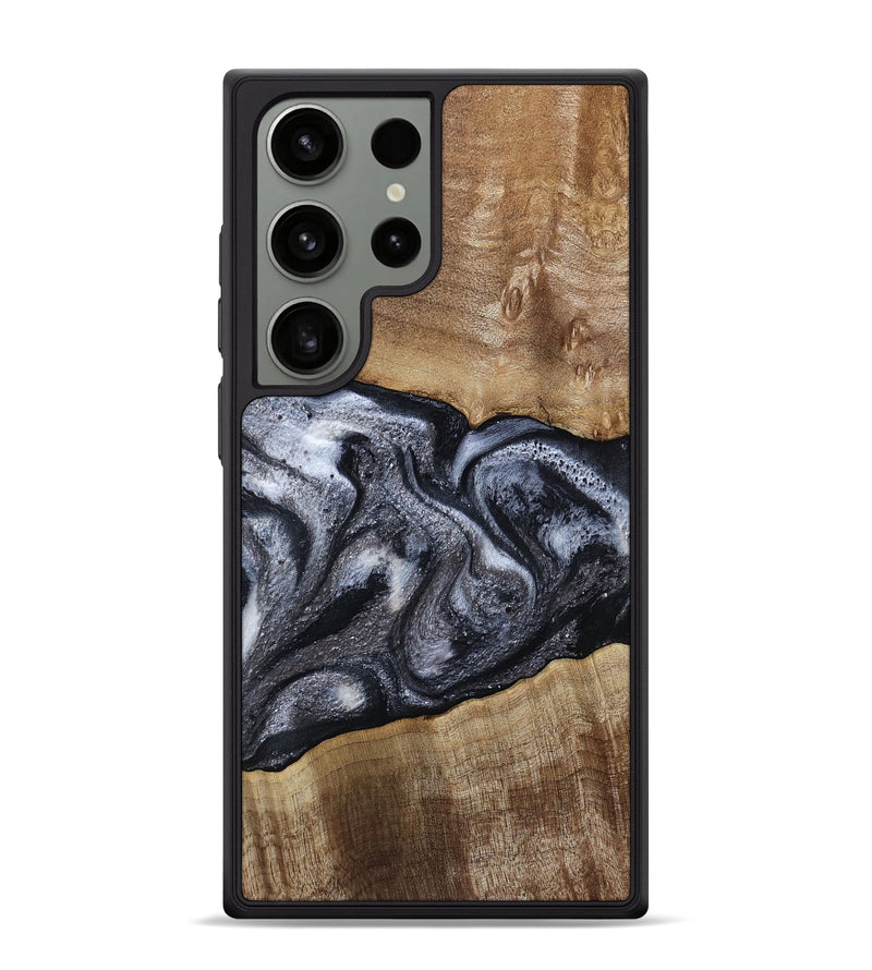 Galaxy S24 Ultra Wood Phone Case - Leland (Black & White, 785861)