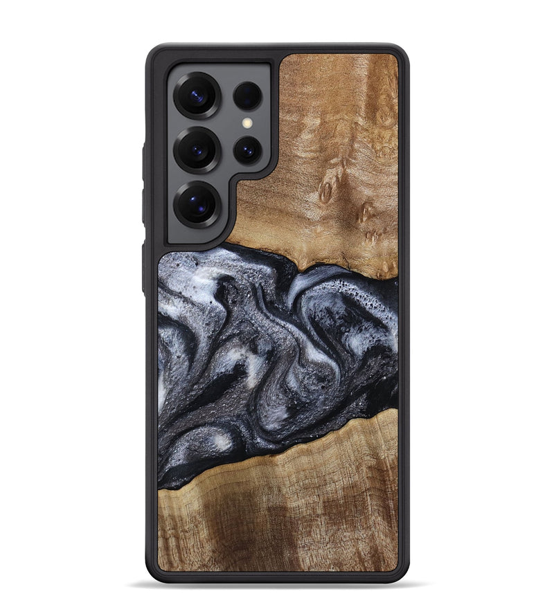 Galaxy S25 Ultra Wood Phone Case - Leland (Black & White, 785861)