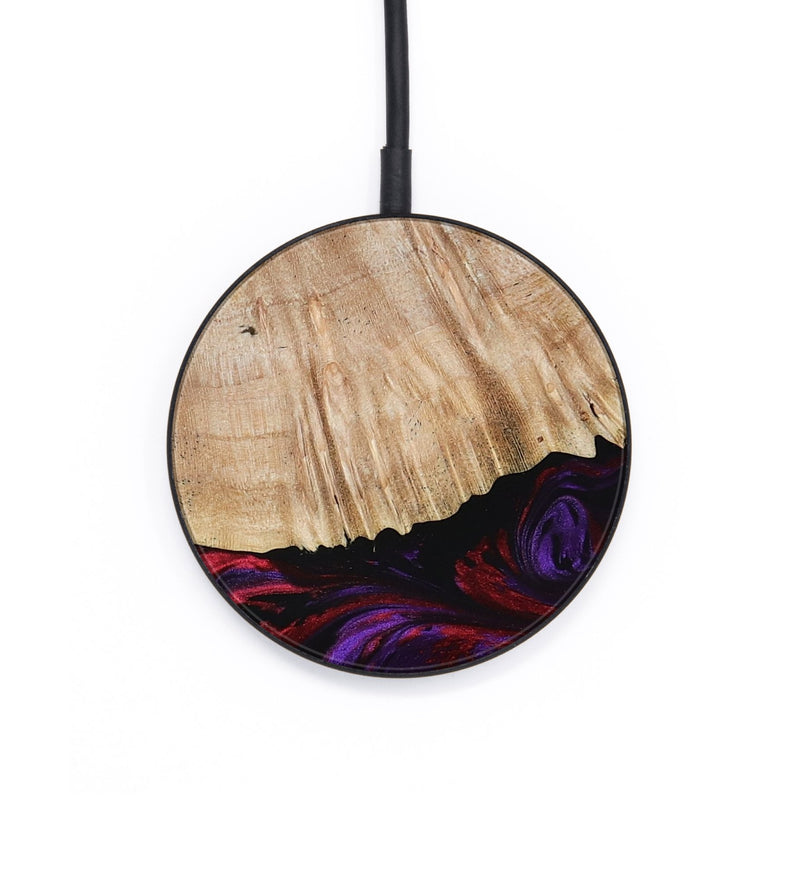 Circle Wood Wireless Charger - Sampson (Purple, 785884)