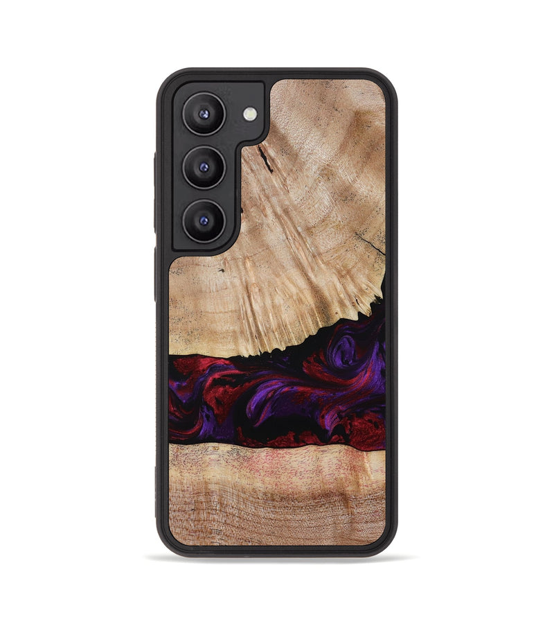 Galaxy S23 Wood Phone Case - Sampson (Purple, 785884)