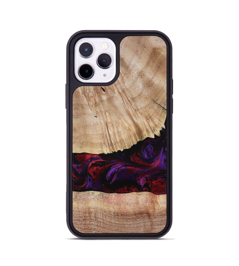 iPhone 11 Pro Wood Phone Case - Sampson (Purple, 785884)