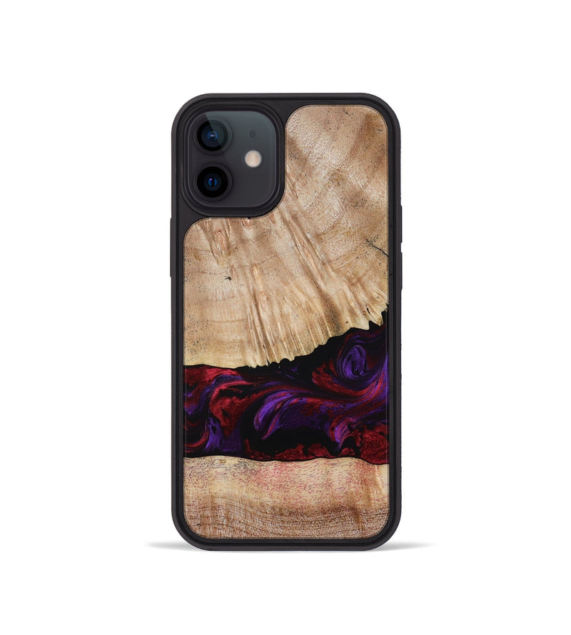 iPhone 12 mini Wood Phone Case - Sampson (Purple, 785884)