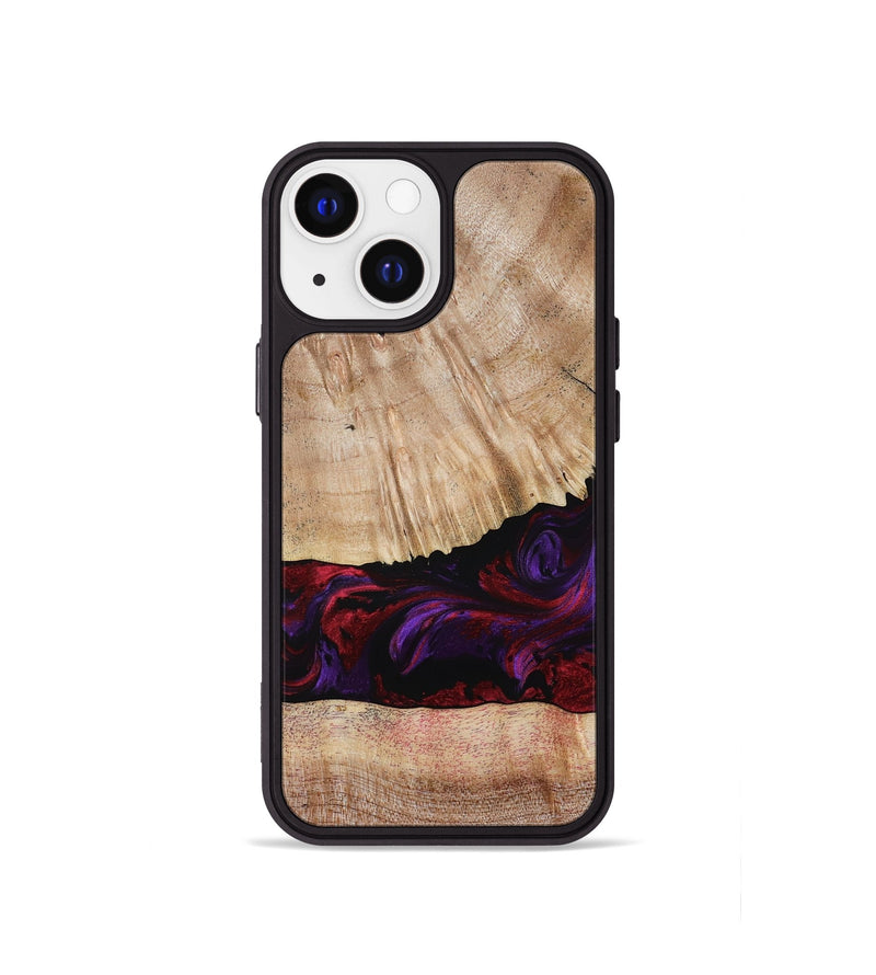 iPhone 13 mini Wood Phone Case - Sampson (Purple, 785884)
