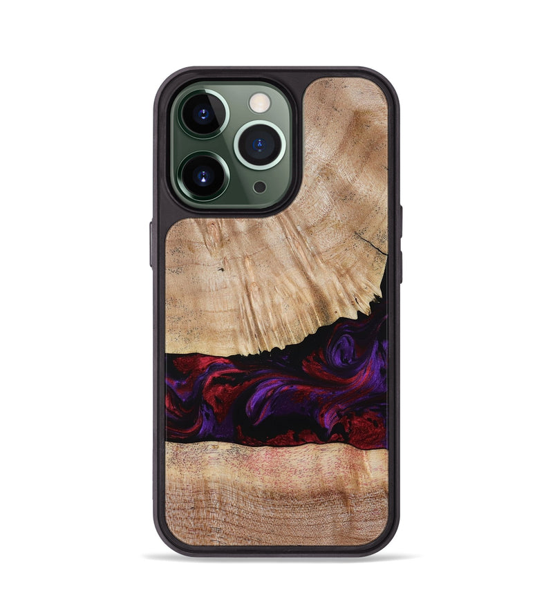 iPhone 13 Pro Wood Phone Case - Sampson (Purple, 785884)