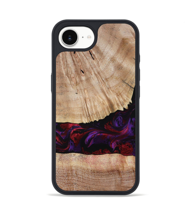 iPhone 16e Wood Phone Case - Sampson (Purple, 785884)