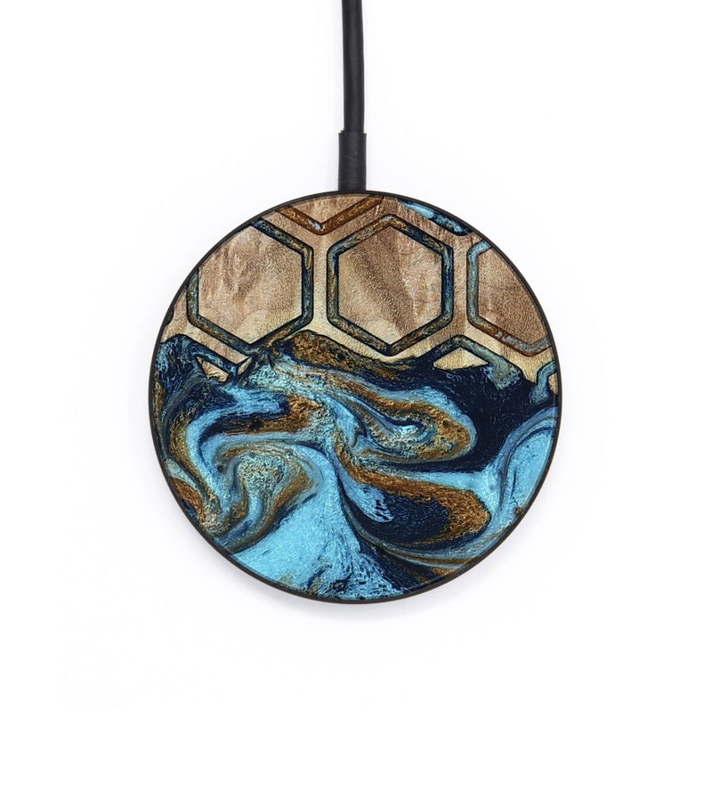 Circle Wood Wireless Charger - Giada (Pattern, 785908)