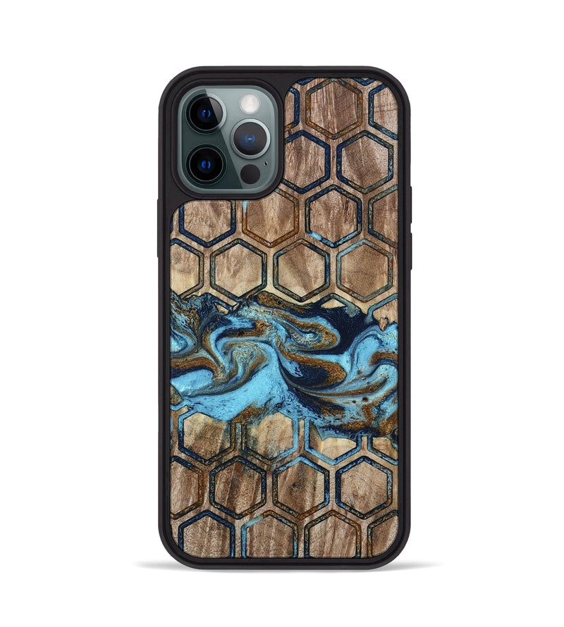 iPhone 12 Pro Wood Phone Case - Giada (Pattern, 785908)