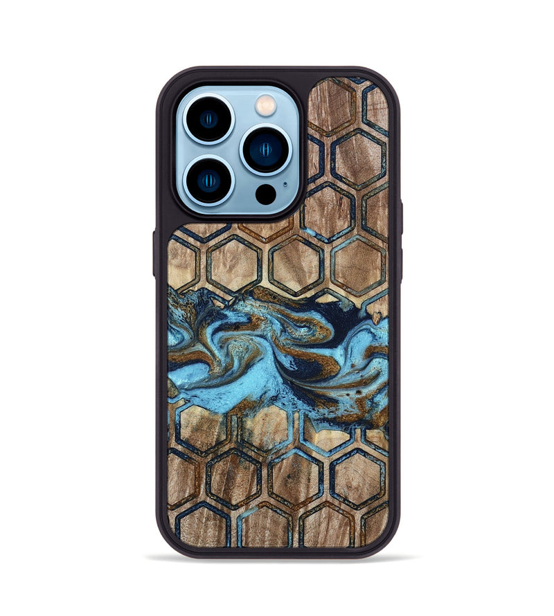 iPhone 14 Pro Wood Phone Case - Giada (Pattern, 785908)