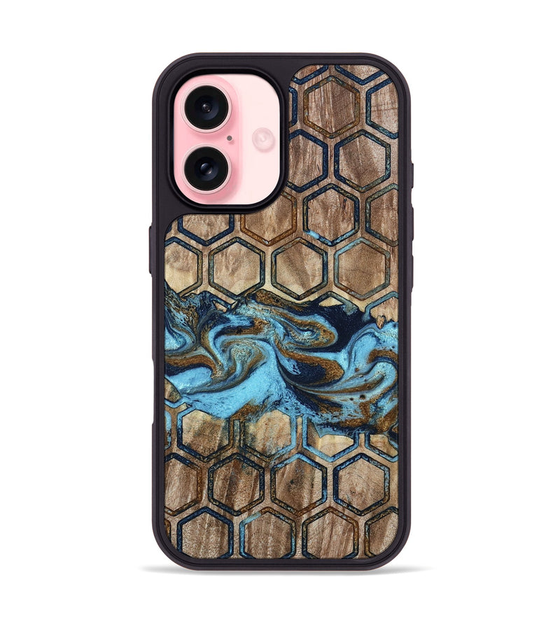 iPhone 16 Wood Phone Case - Giada (Pattern, 785908)