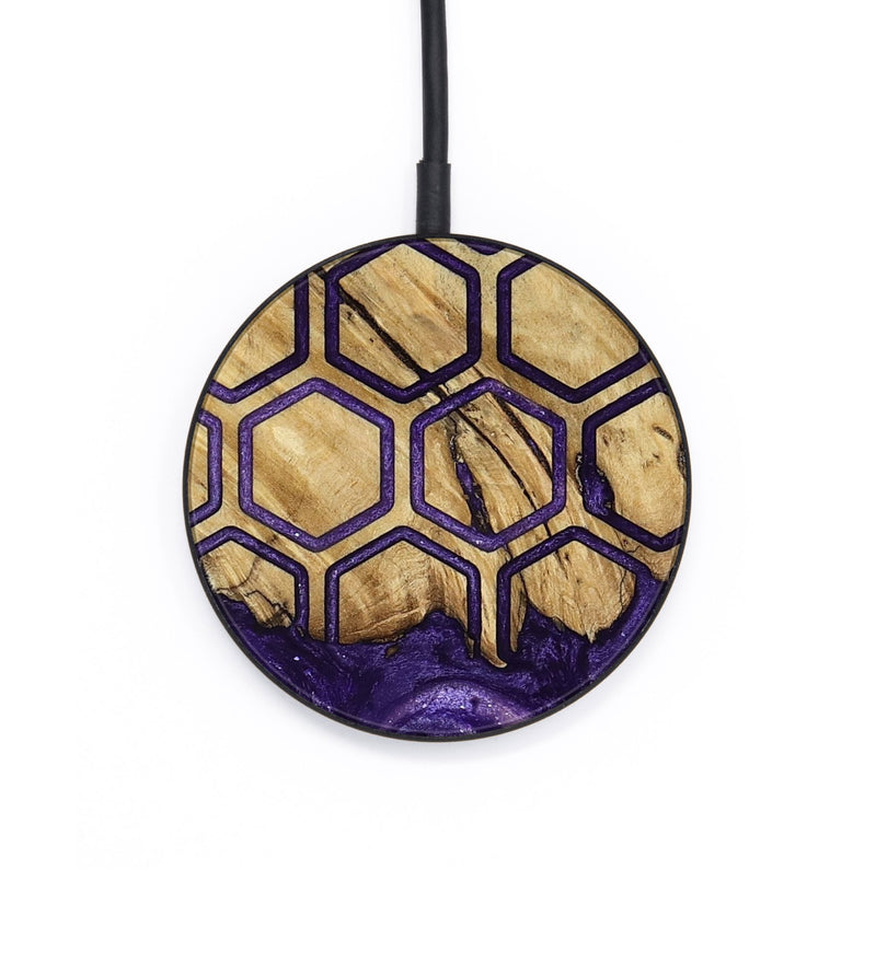 Circle Wood Wireless Charger - Regan (Pattern, 785912)