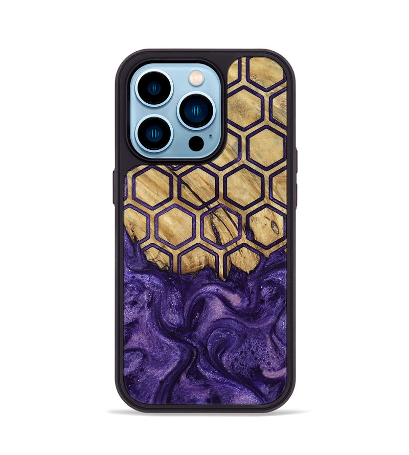 iPhone 14 Pro Wood Phone Case - Regan (Pattern, 785912)
