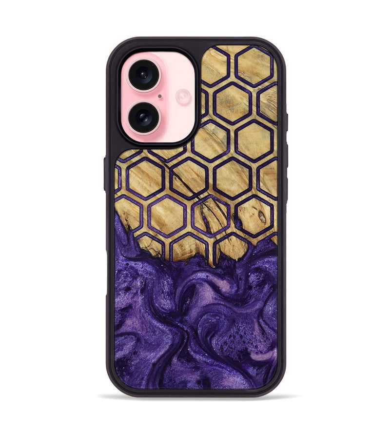 iPhone 16 Wood Phone Case - Regan (Pattern, 785912)