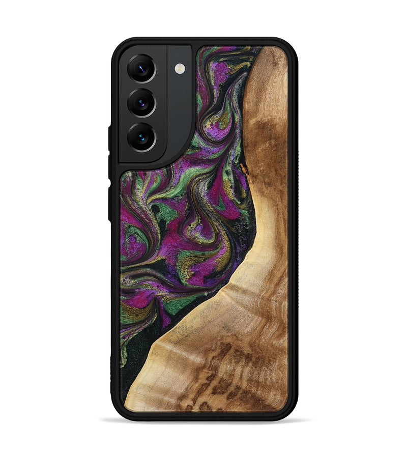 Galaxy S22 Plus Wood Phone Case - Edwin (Green, 785957)