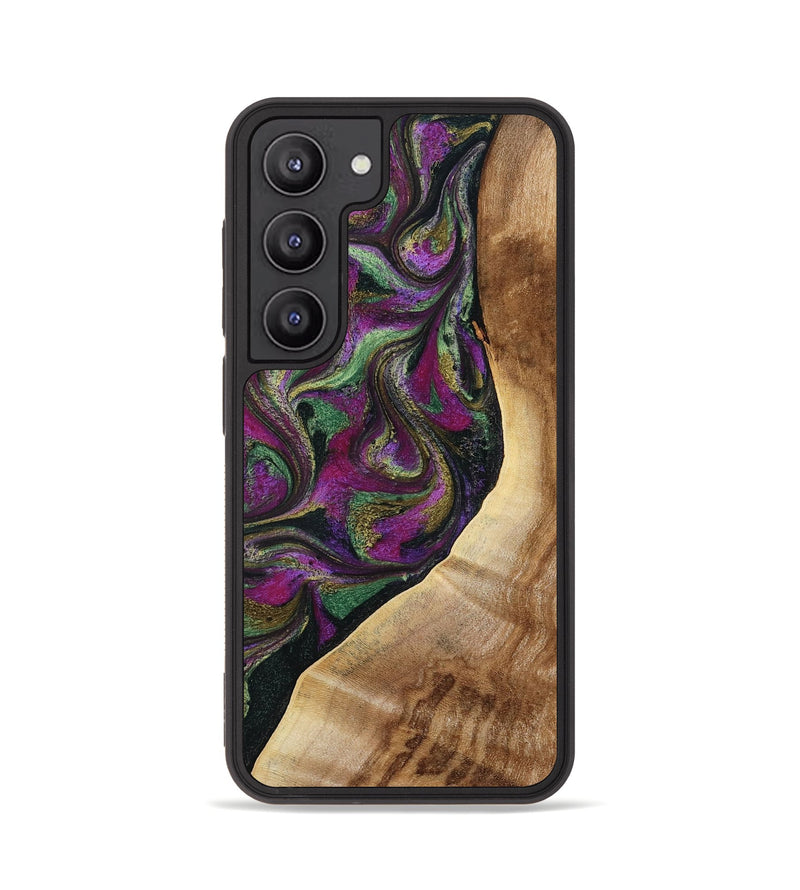 Galaxy S23 Wood Phone Case - Edwin (Green, 785957)