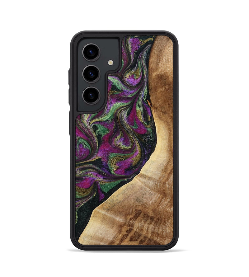 Galaxy S24 Wood Phone Case - Edwin (Green, 785957)