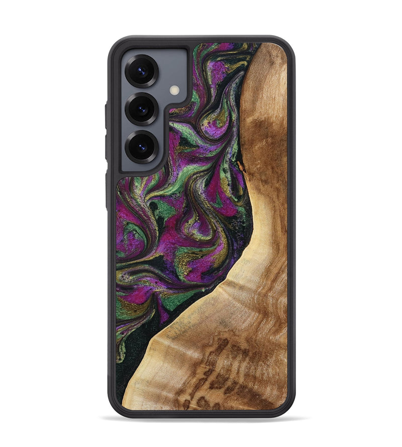 Galaxy S25 Plus Wood Phone Case - Edwin (Green, 785957)