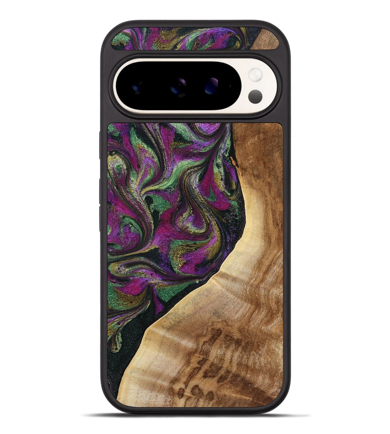 Pixel 9 Pro XL Wood Phone Case - Edwin (Green, 785957)