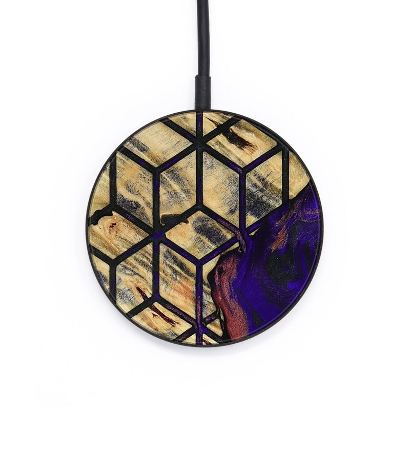 Circle Wood Wireless Charger - Jonah (Pattern, 785963)