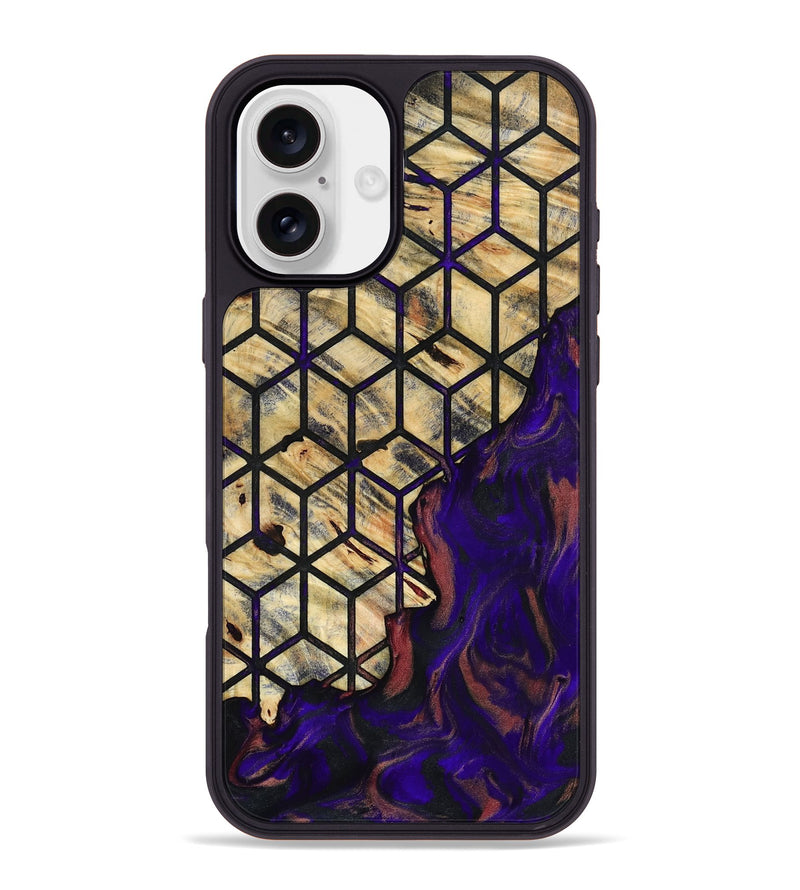 iPhone 16 Plus Wood Phone Case - Jonah (Pattern, 785963)