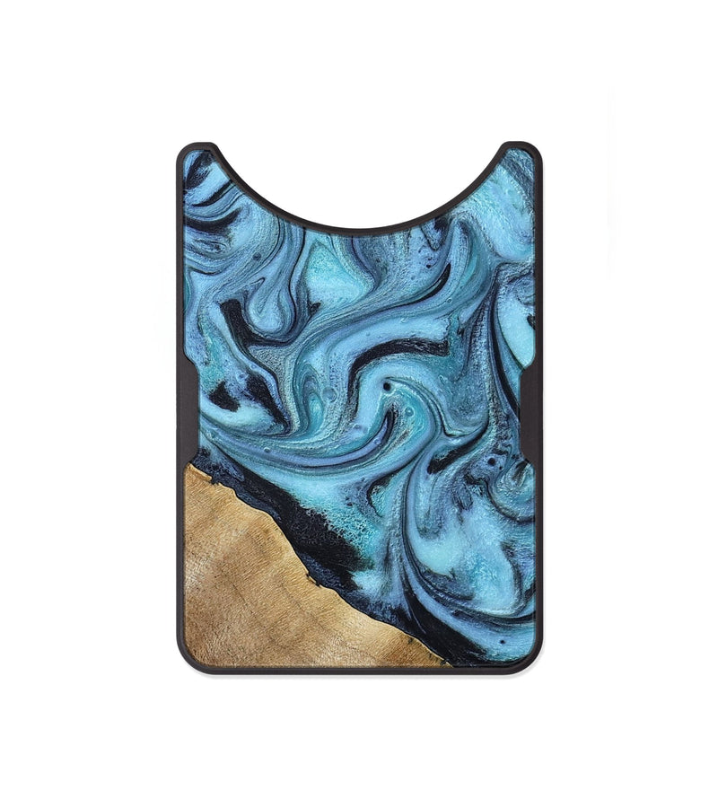 Alloy Wood Wallet - Gustavo (Blue, 785980)