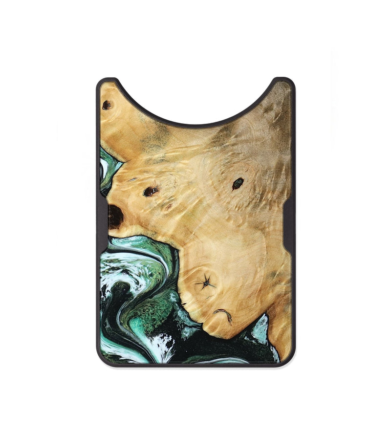 Alloy Wood Wallet - Rianna (Green, 785990)