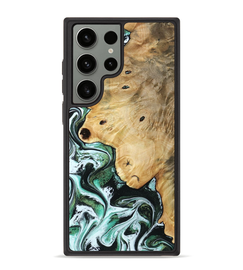 Galaxy S23 Ultra Wood Phone Case - Rianna (Green, 785990)