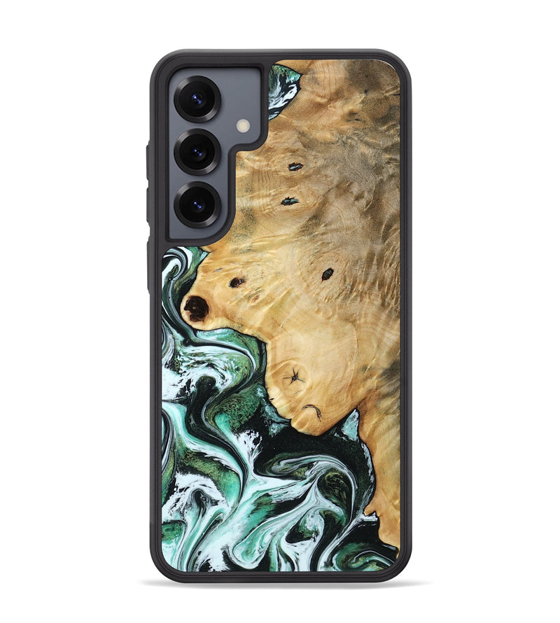 Galaxy S25 Plus Wood Phone Case - Rianna (Green, 785990)