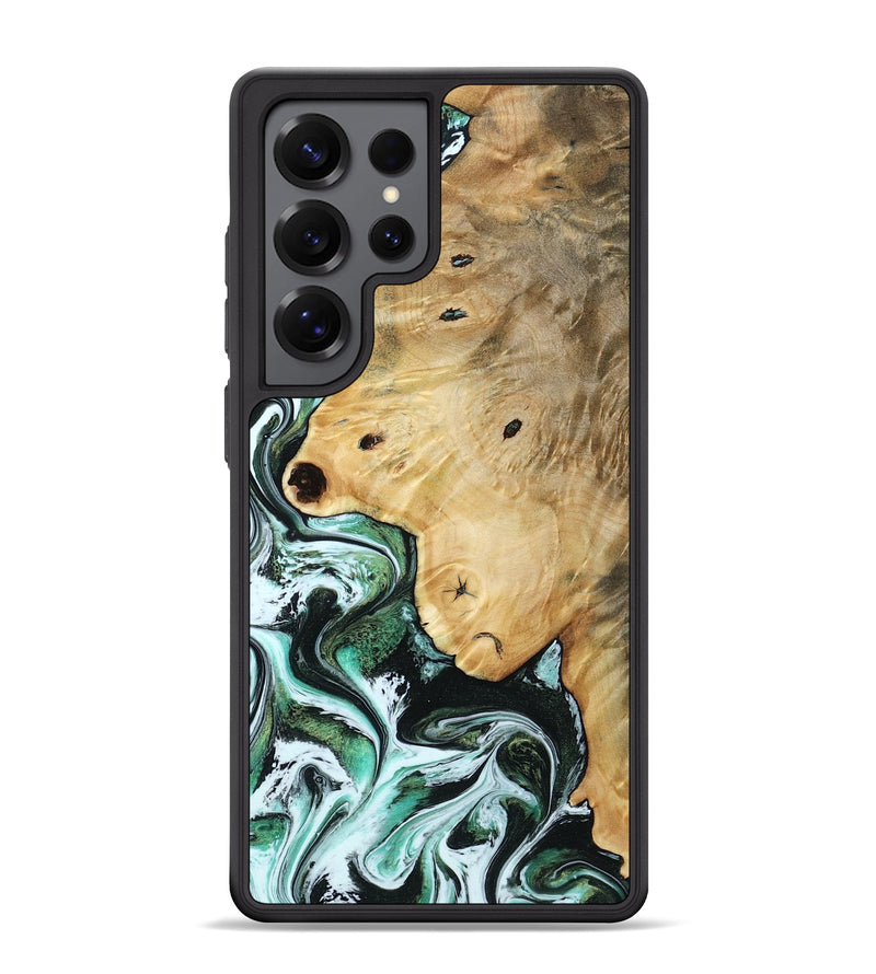 Galaxy S25 Ultra Wood Phone Case - Rianna (Green, 785990)